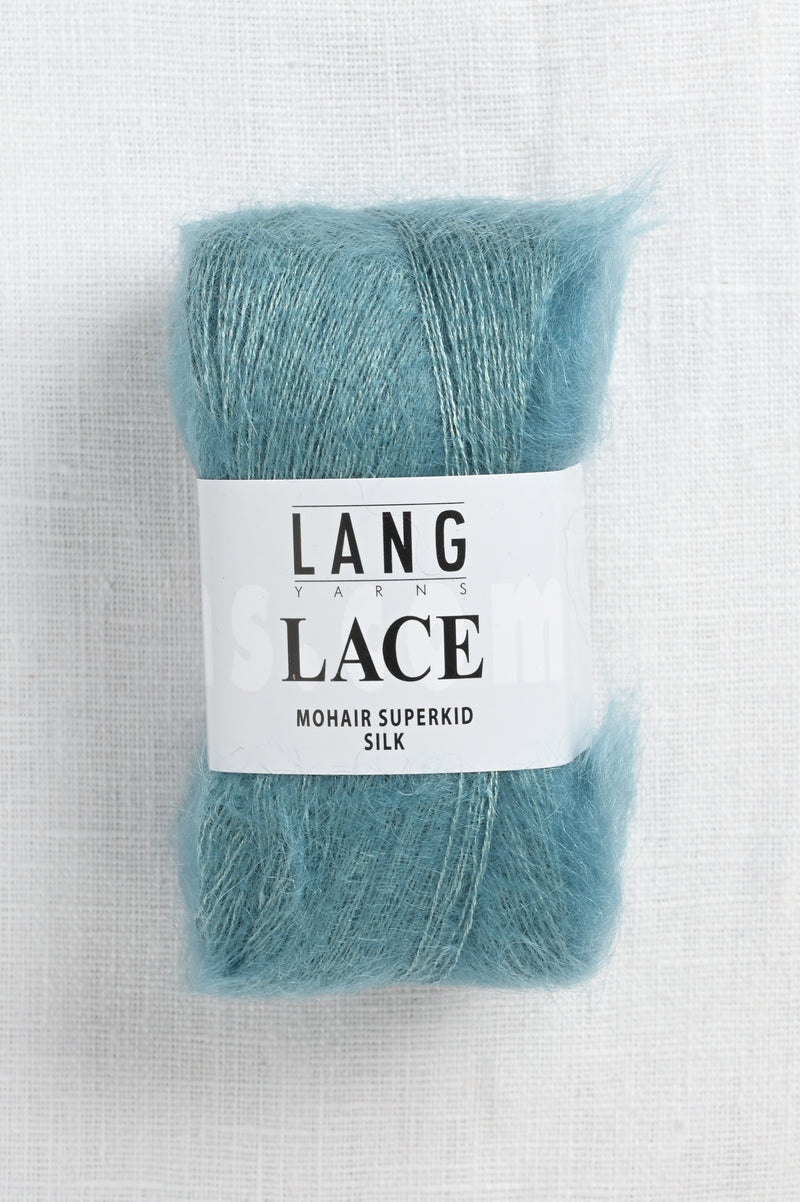 lang yarns lace 74 teal morning