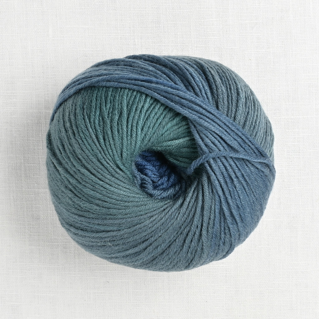 lang yarns merino plus color 134 jeans green