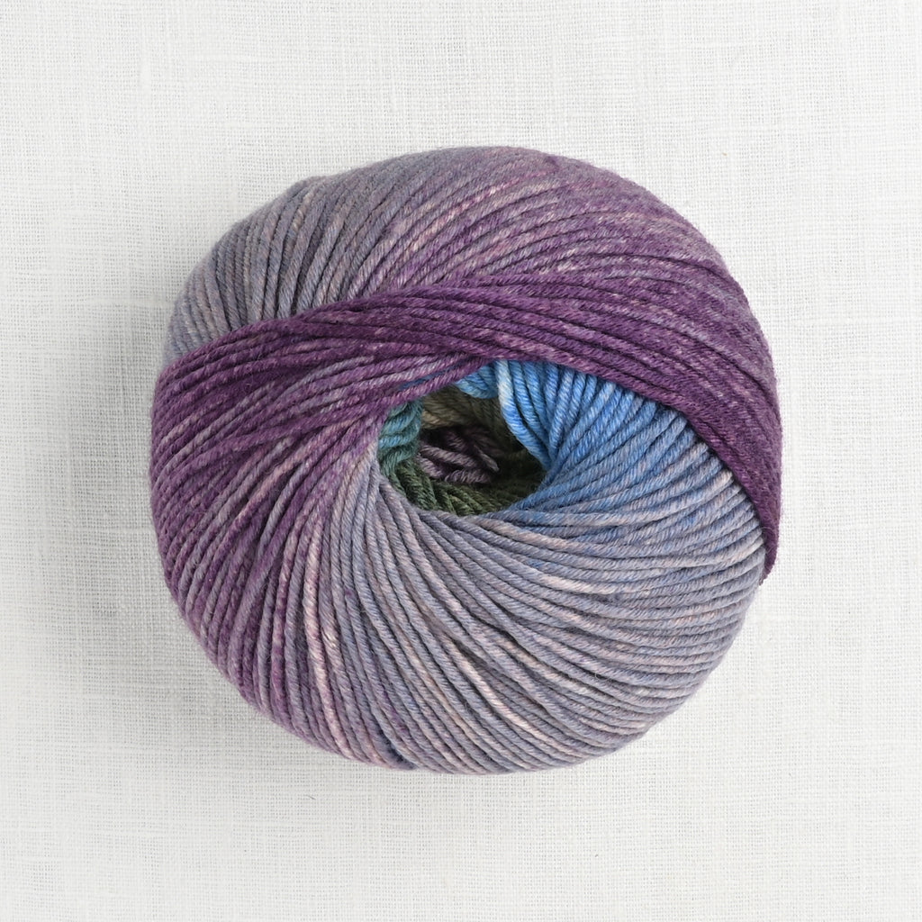 lang yarns merino plus color 206 olive lilac