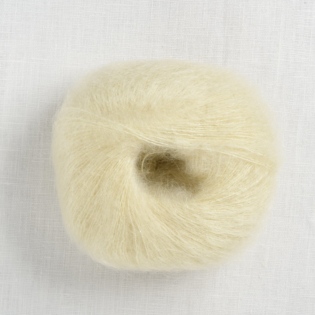 lang yarns mohair luxe lame 113 butter