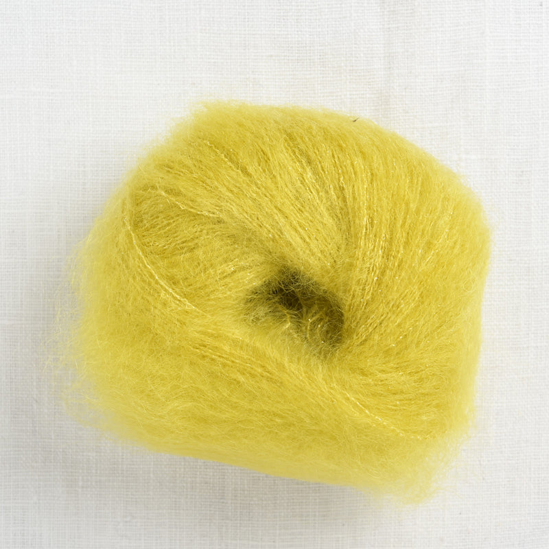 lang yarns mohair luxe lame 14 chartreuse