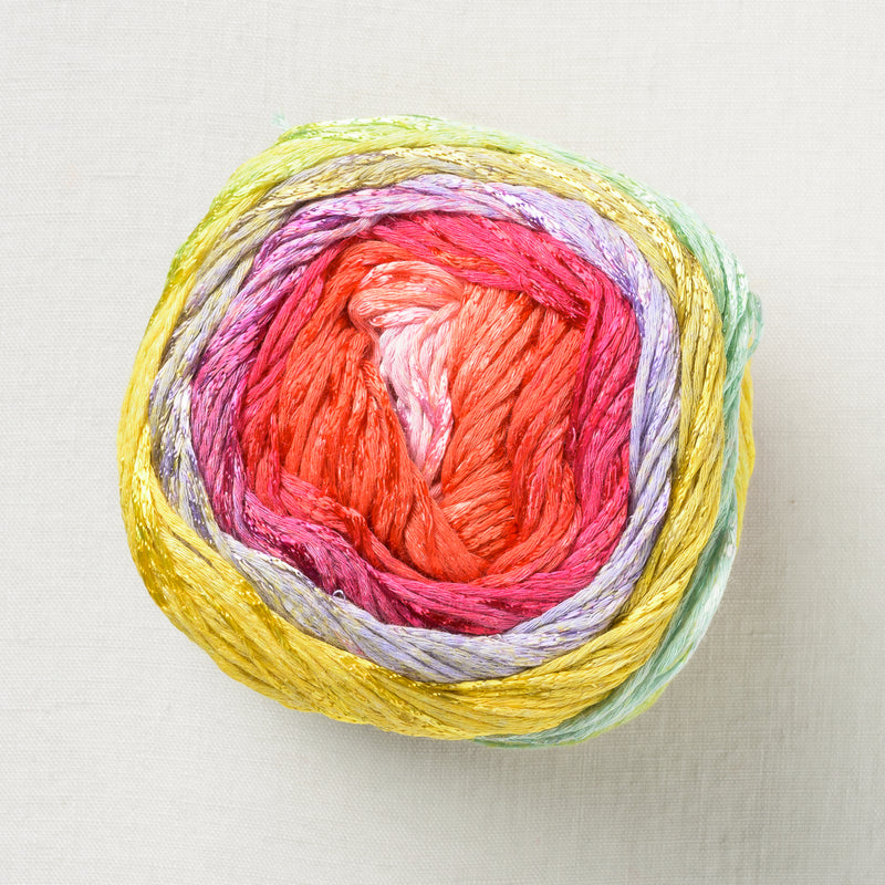 lang yarns paradise 13 yellow violet turquoise