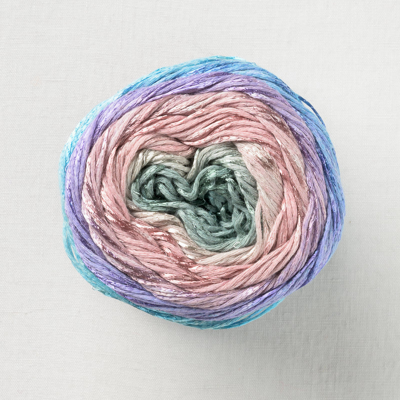 lang yarns paradise 72 aqua lilac rose