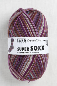 lang yarns super soxx color 341 vienna