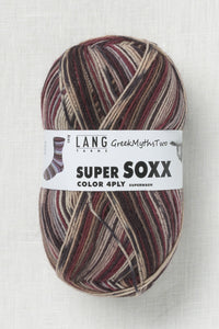 lang yarns super soxx color 395 ares