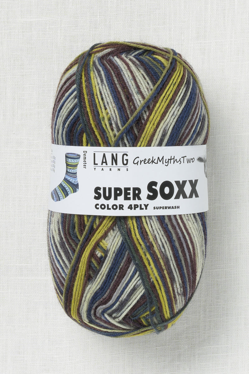 lang yarns super soxx color 396 demeter