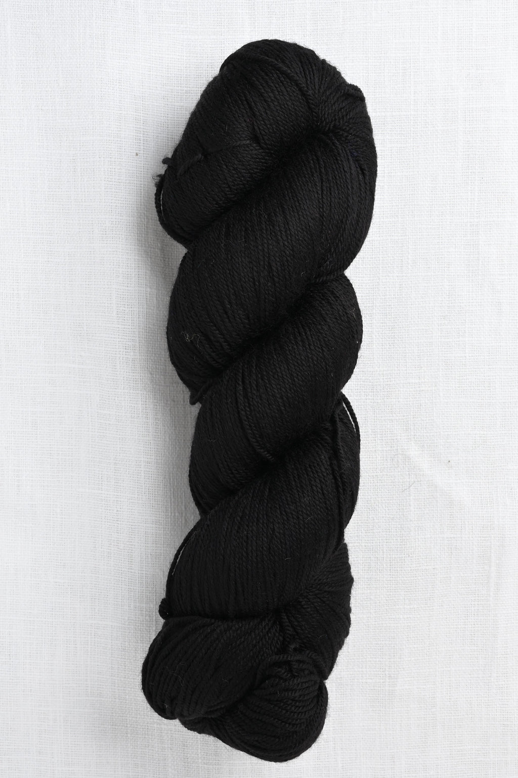 Medium Gauge Worsted Weight Cotton Yarn - 100 Grams Per Skein - Black - 1  Skein