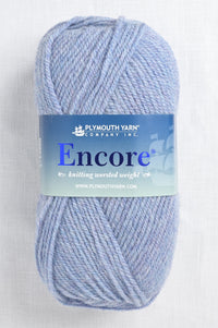 plymouth encore worsted 149 periwinkle heather