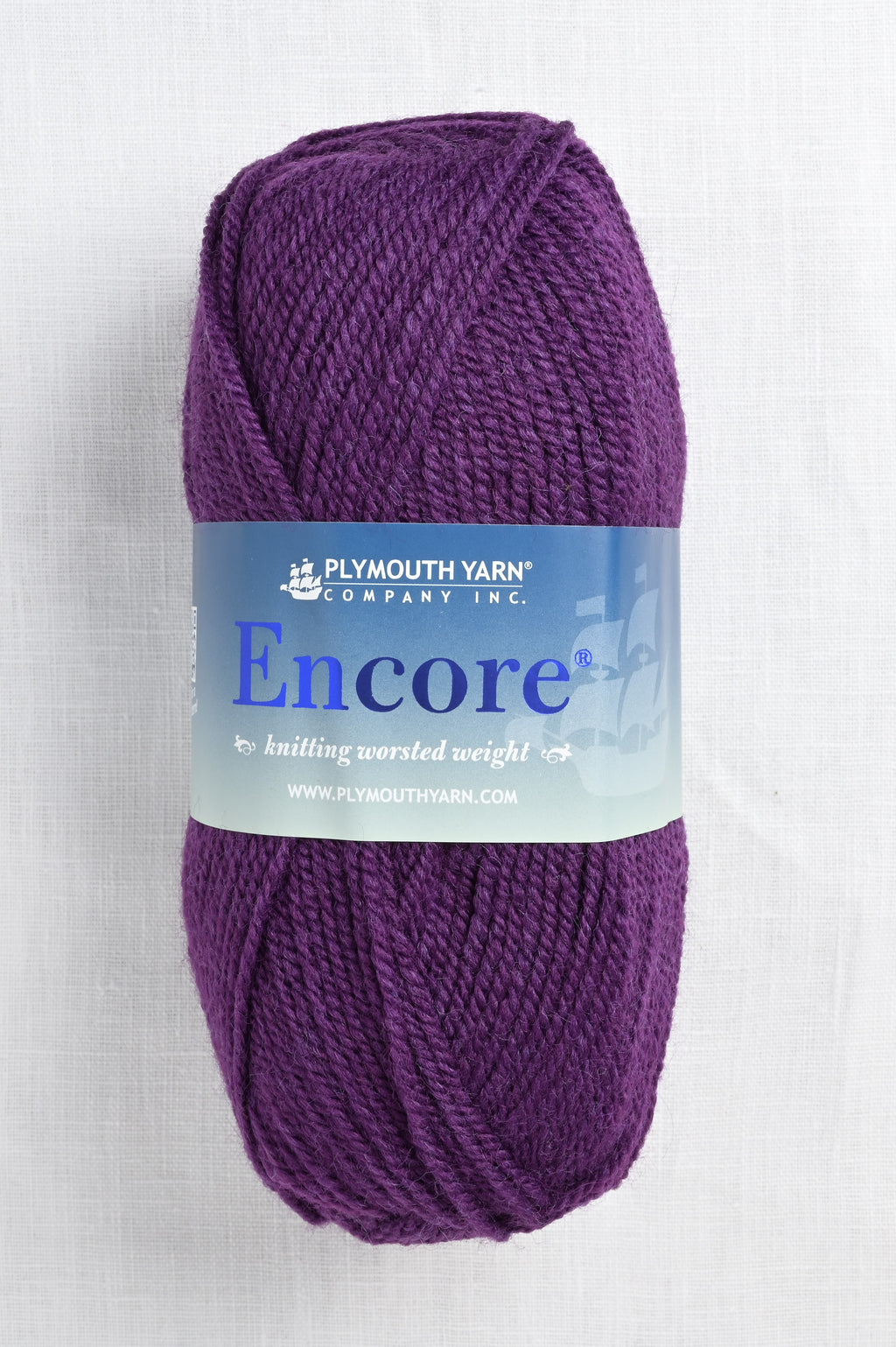 plymouth encore worsted 158 purple amethyst
