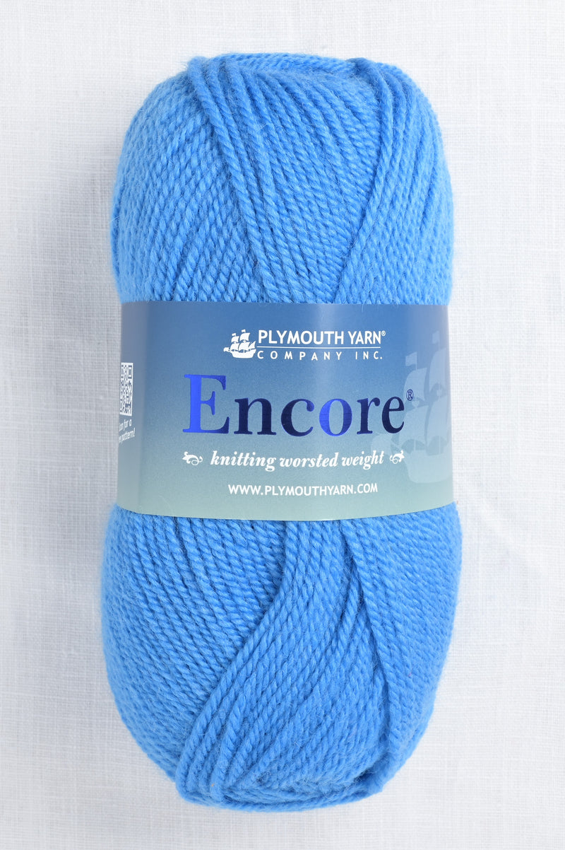 plymouth encore worsted 4045 serenity blue