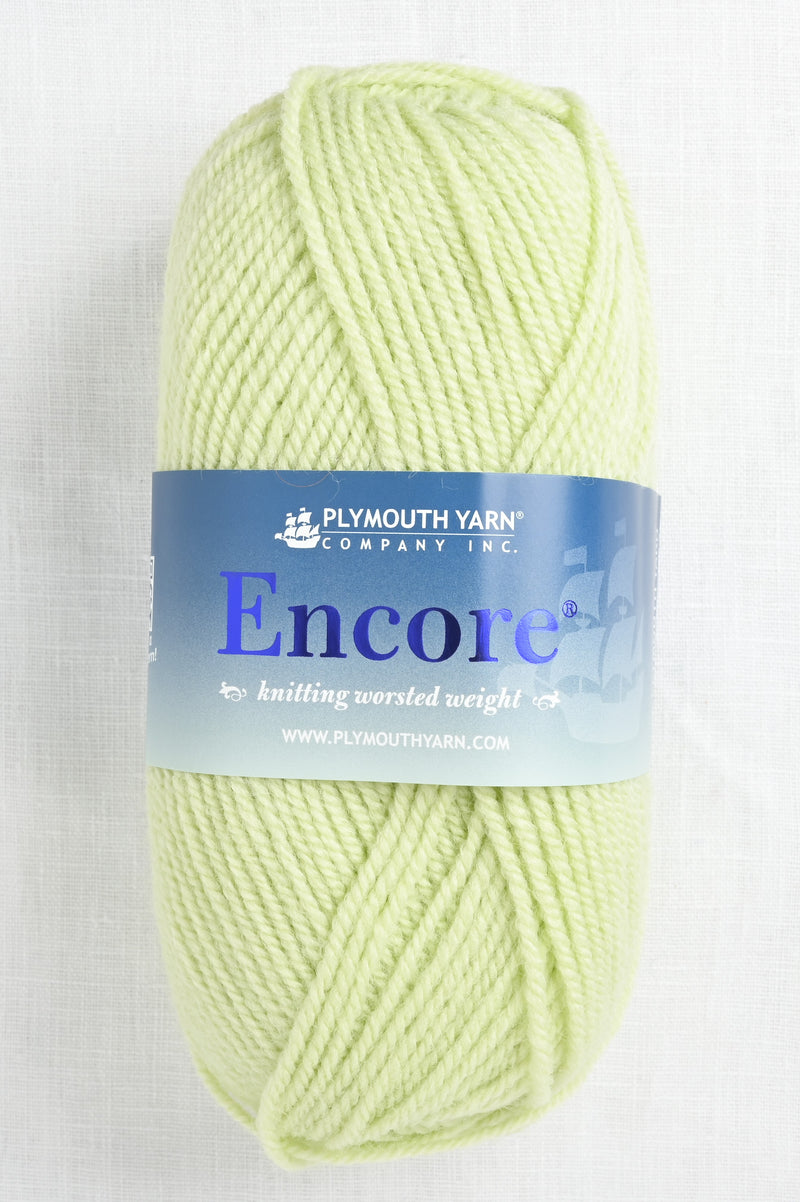 plymouth encore worsted 450 citrus green
