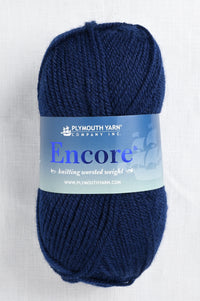 plymouth encore worsted 848 navy blue