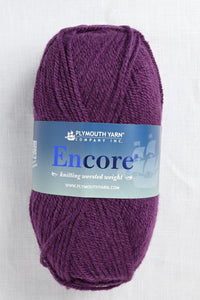 plymouth encore worsted 9857 boysenberry