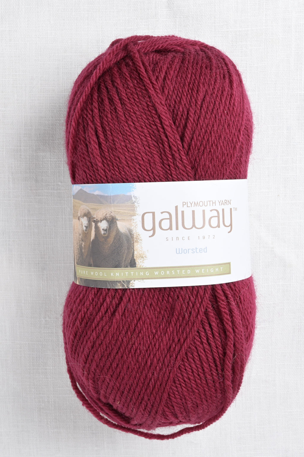 plymouth galway worsted 12 bordeaux