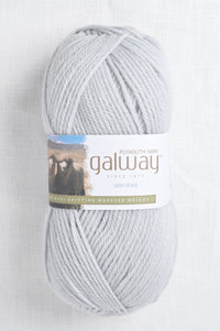 plymouth galway worsted 205 glacier grey