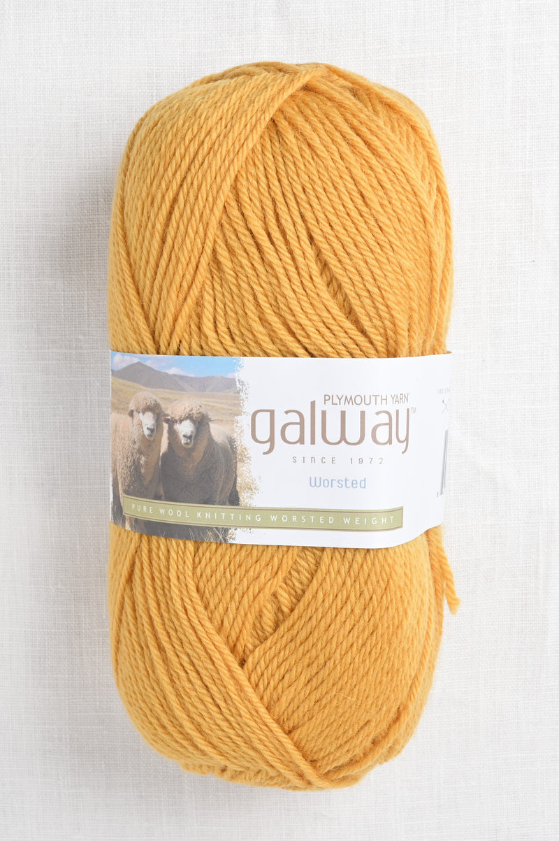 plymouth galway worsted 60 golden yellow