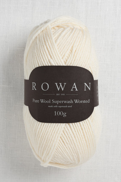 rowan pure wool worsted 101 ivory