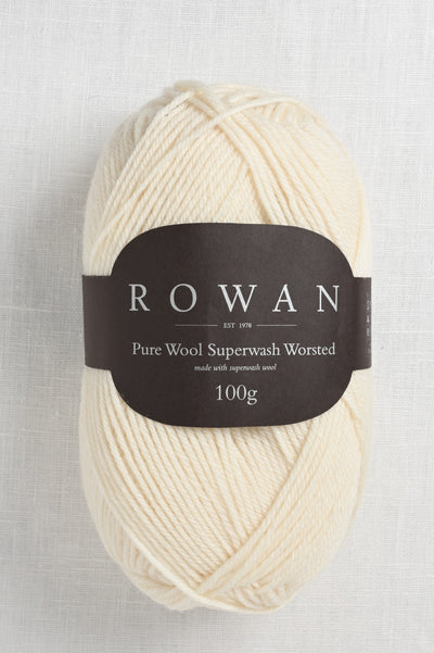 rowan pure wool worsted 102 soft cream