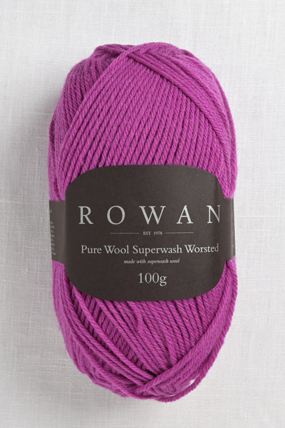 rowan pure wool worsted 119 magenta