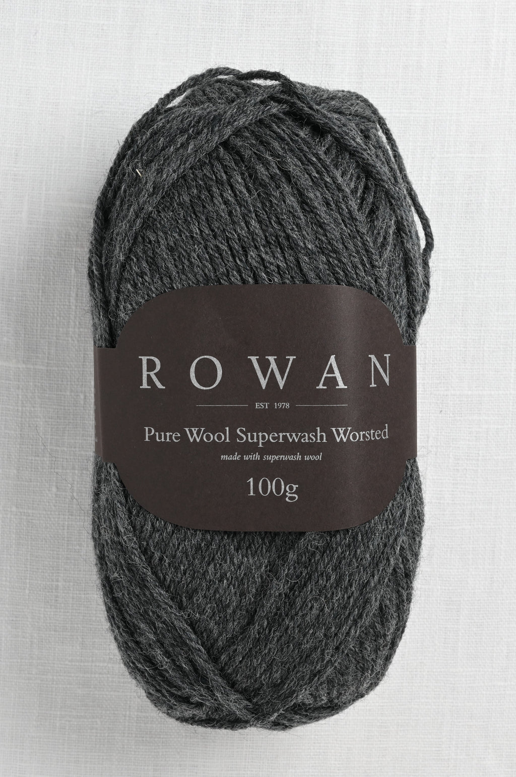 rowan pure wool worsted 155 charcoal grey