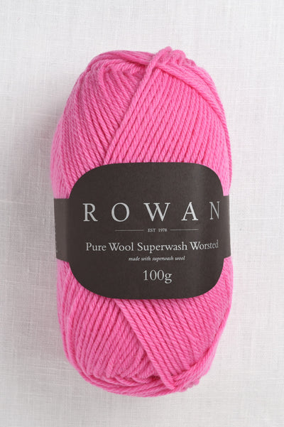 rowan pure wool worsted 195 rose