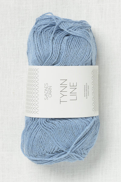 sandnes garn tynn line 6032 blue hortensia