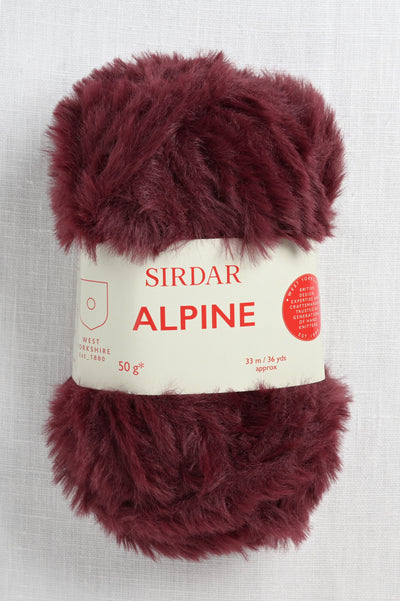 sirdar alpine 0405 oxblood