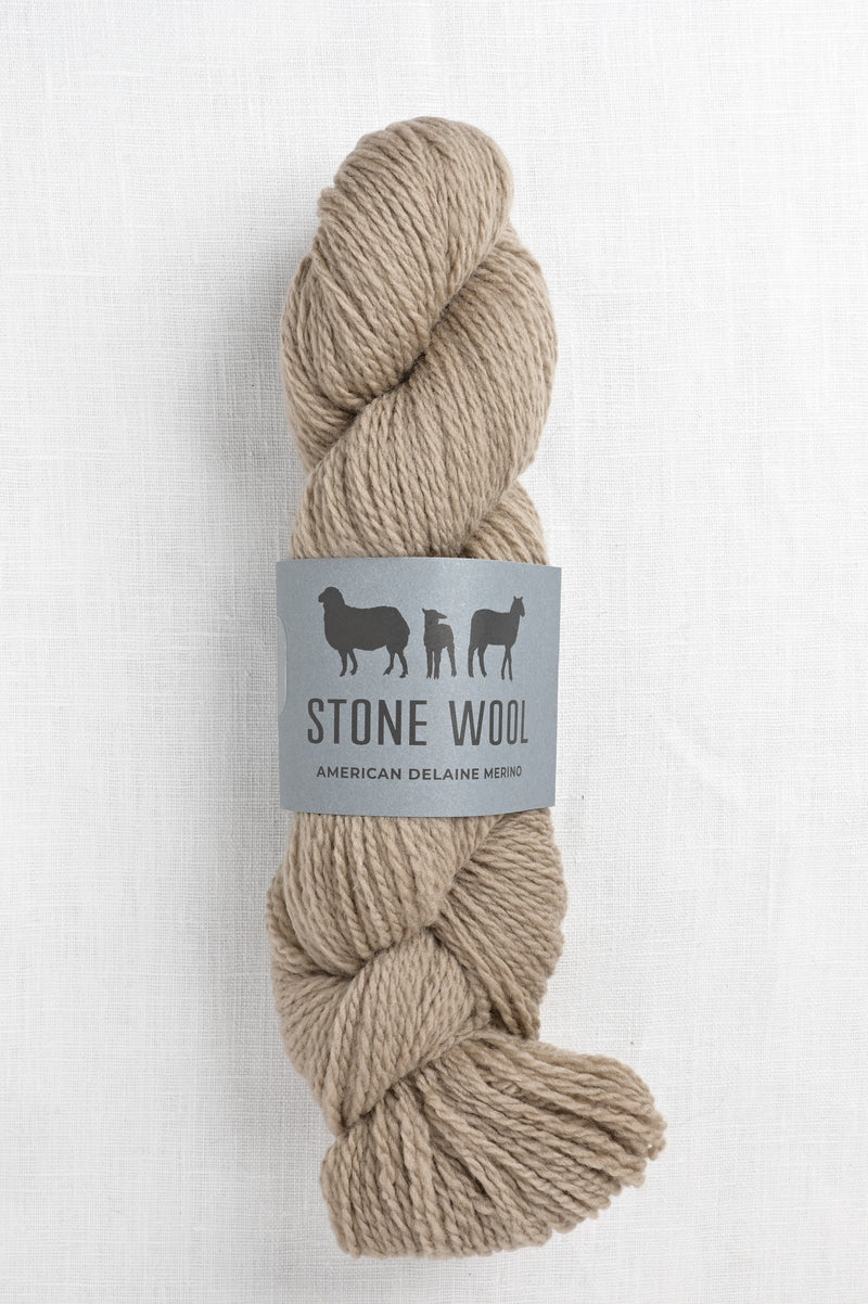 stone wool delaine merino birch