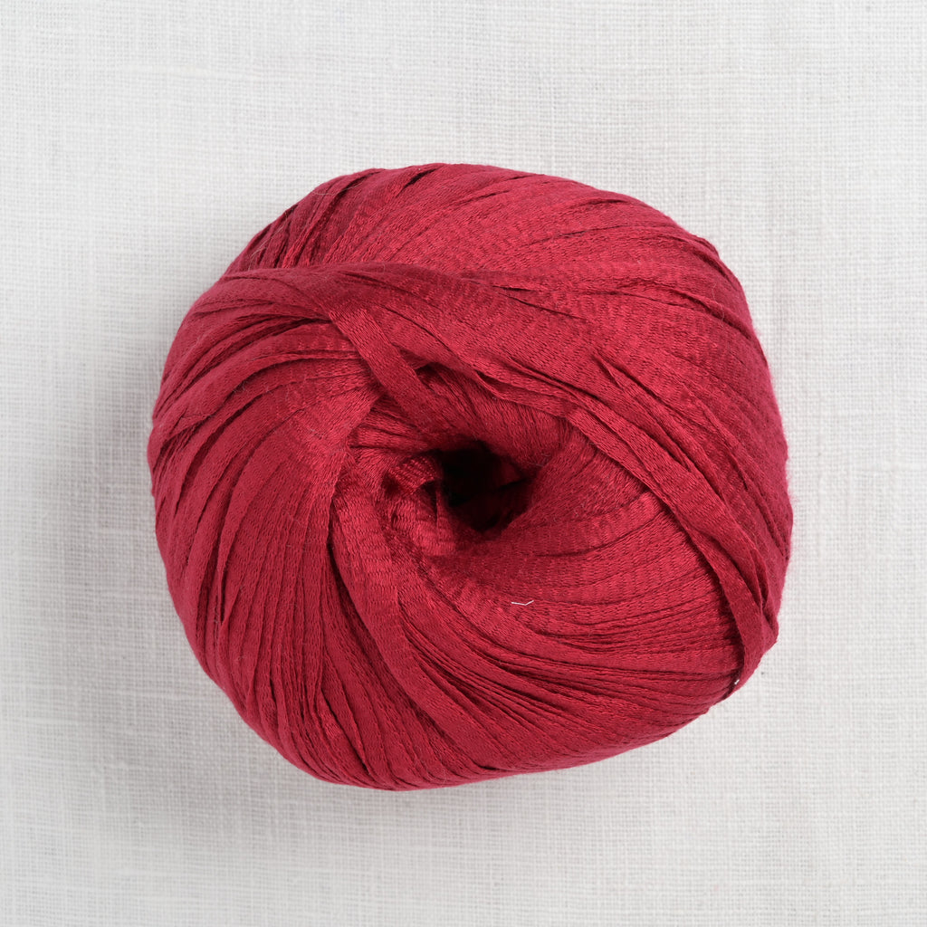 wool and the gang tina tape yarn 95 true blood red